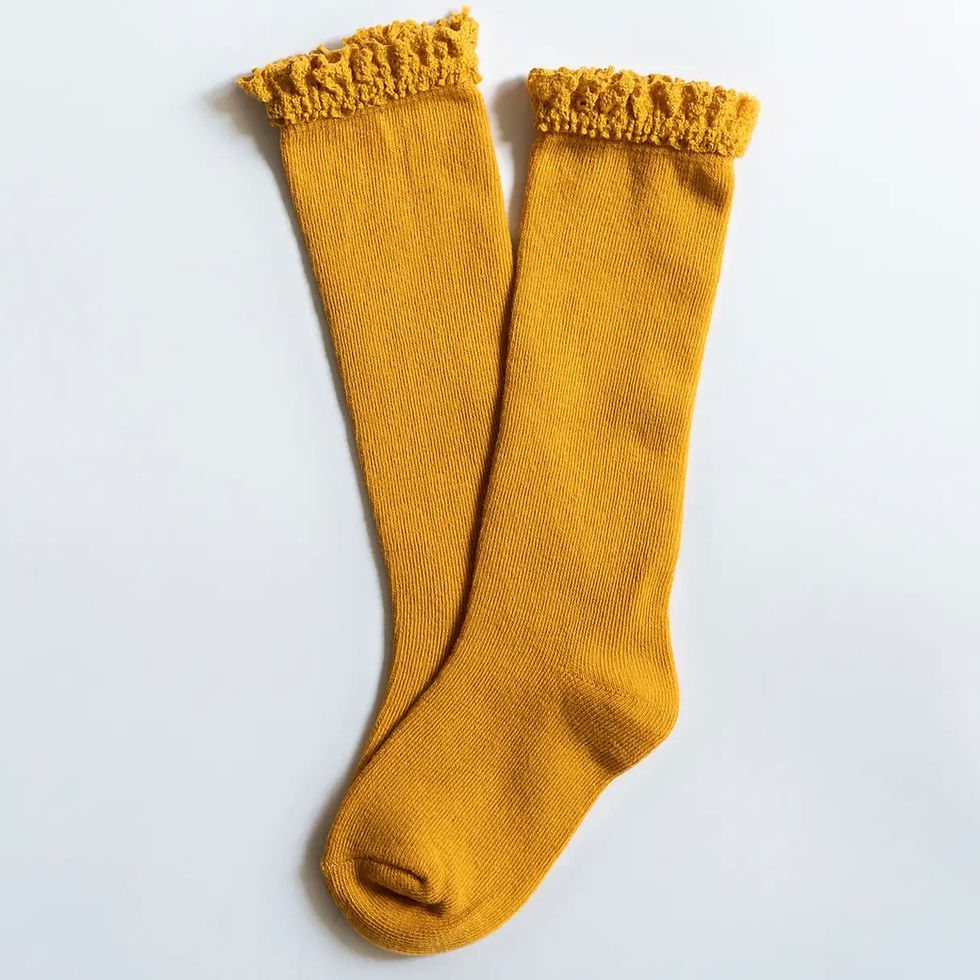 Thumbnail: Lace Top Knee Highs by Little Stocking Co