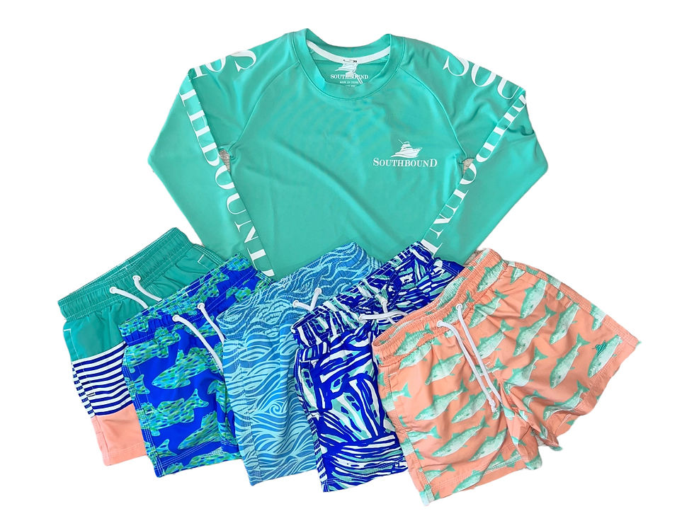 Thumbnail: Royal Opal Swim Trunk by SouthBound