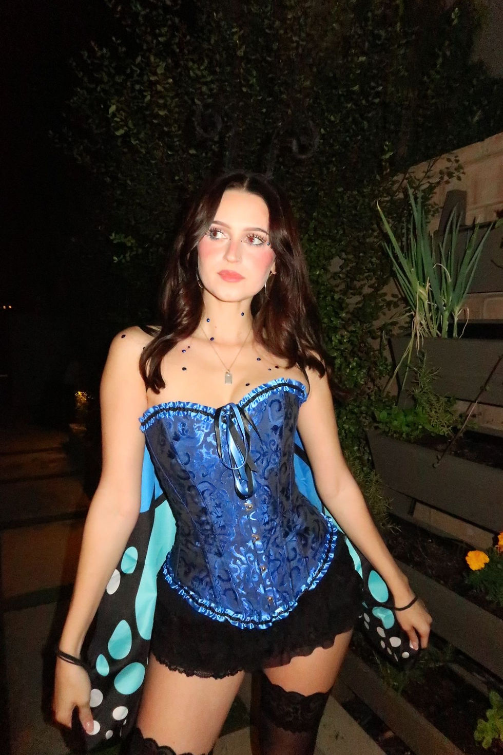 Miniatura: CORSET ESPARTILHO AZUL