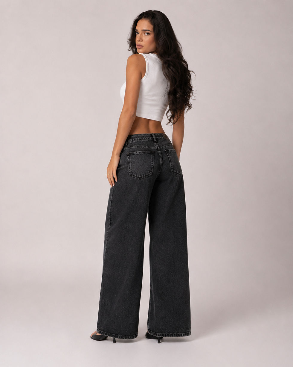 Miniatura: CALÇA JEANS WIDE LEG