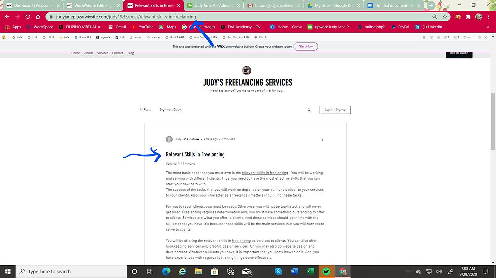 website post optimization