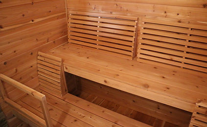 interior cedar sauna saunas duluth mn minnesota Christensen wood burning stove wi wisconsin mi michigan
