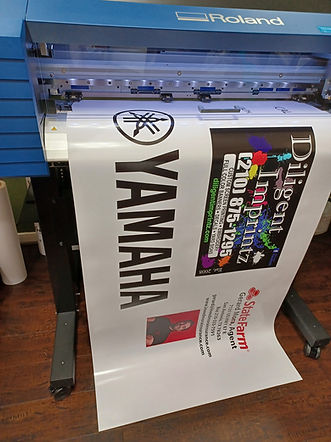 printed banner