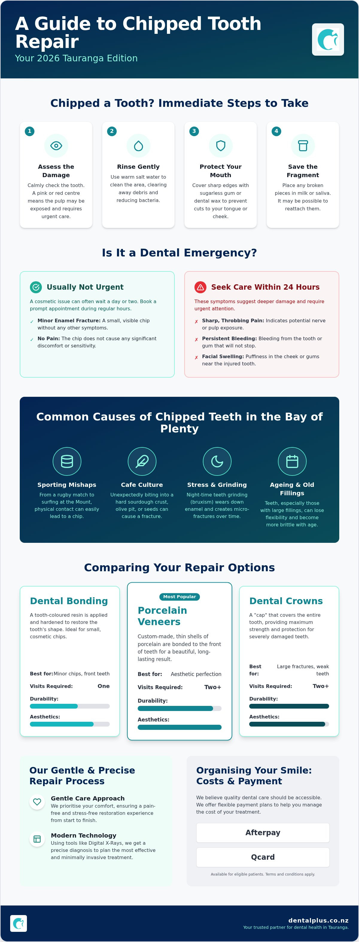Chipped tooth repair Tauranga