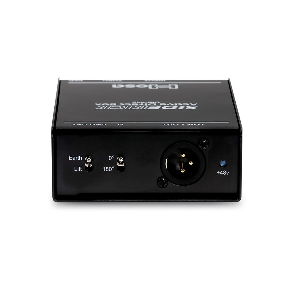 Thumbnail: Hosa Sidekick Active DI Box, 1/4 in TS to XLR3M
