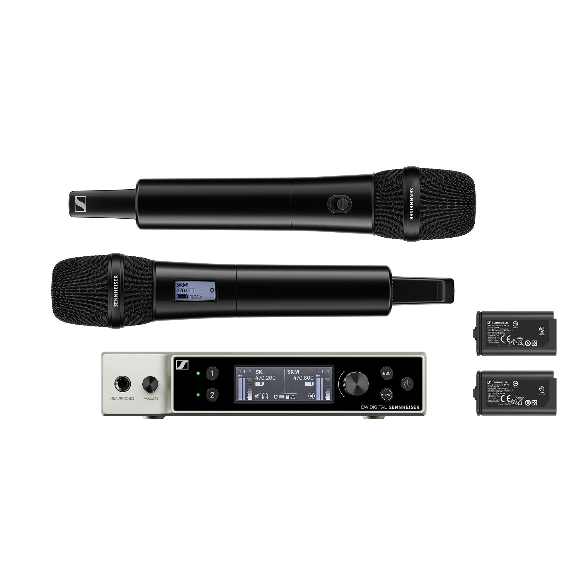 Sennheiser EW-DX 835-S SET (V5-7) Digital wireless handheld set.