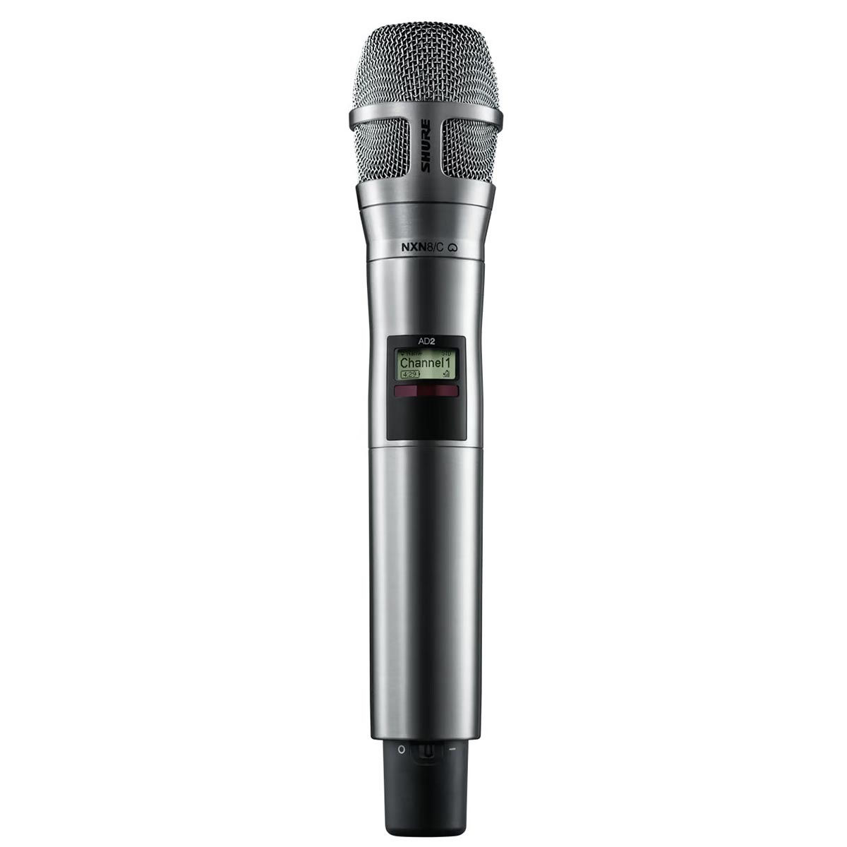 Shure AD2 Handheld Transmitter w/ Nexadyne 8C Cardioid Dynamic Microphone nickel