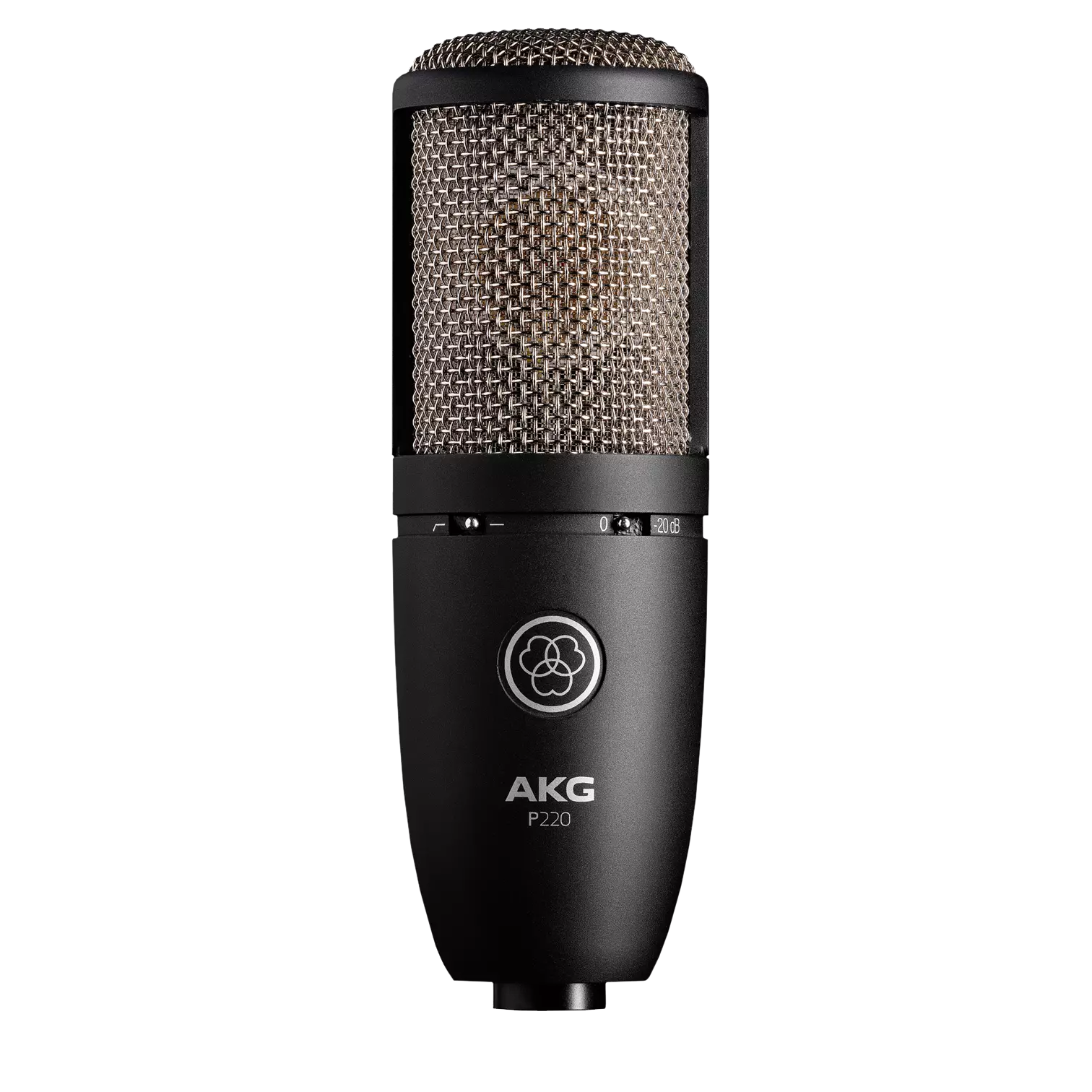 AKG P220 as Perception 120 with one inch true condenser large diaphragm capsule.