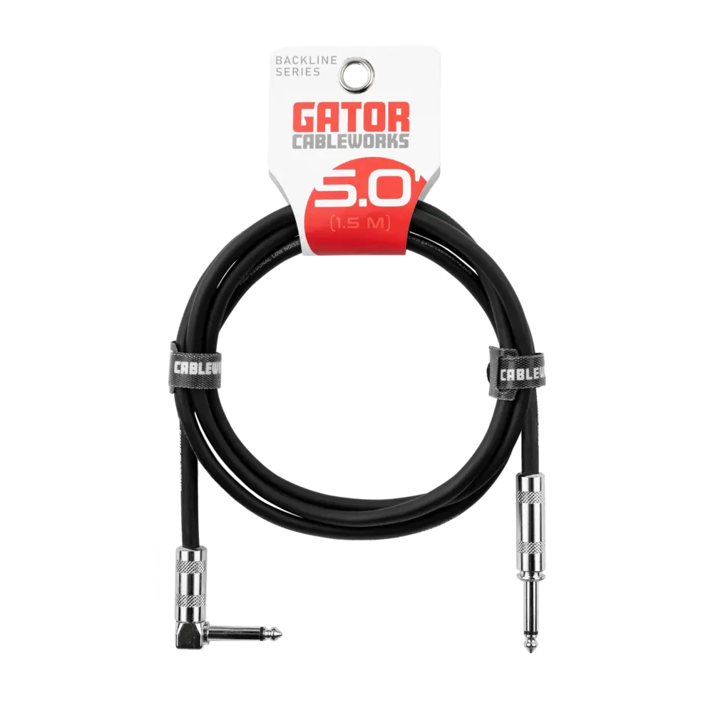 Gator Cableworks 5 Foot Strt to RA Instrument Cable