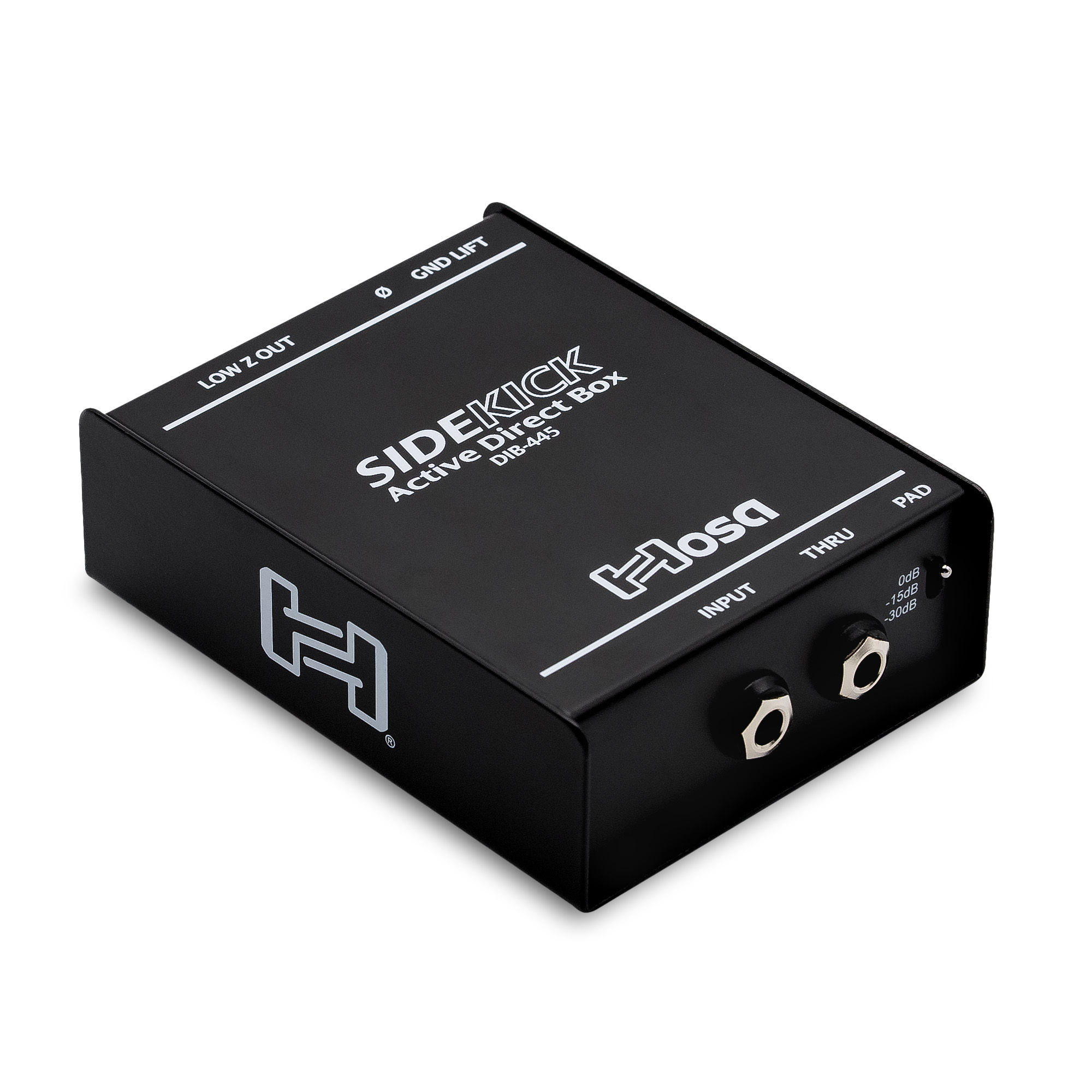 Hosa Sidekick Active DI Box, 1/4 in TS to XLR3M
