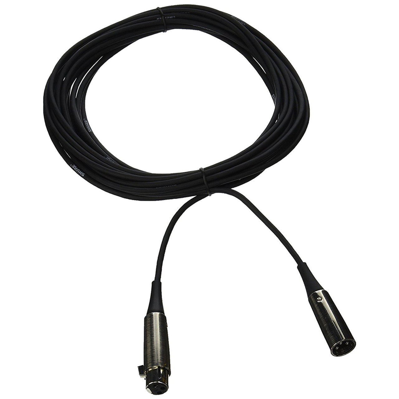 Shure C25F 25' TRIPLE-FLEX Cable, Chrome XLR Connectors