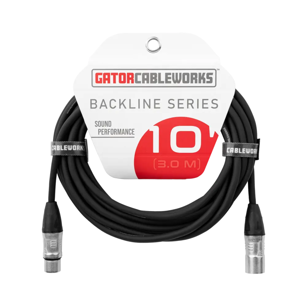 Gator Cableworks 10 Foot XLR Microphone Cable