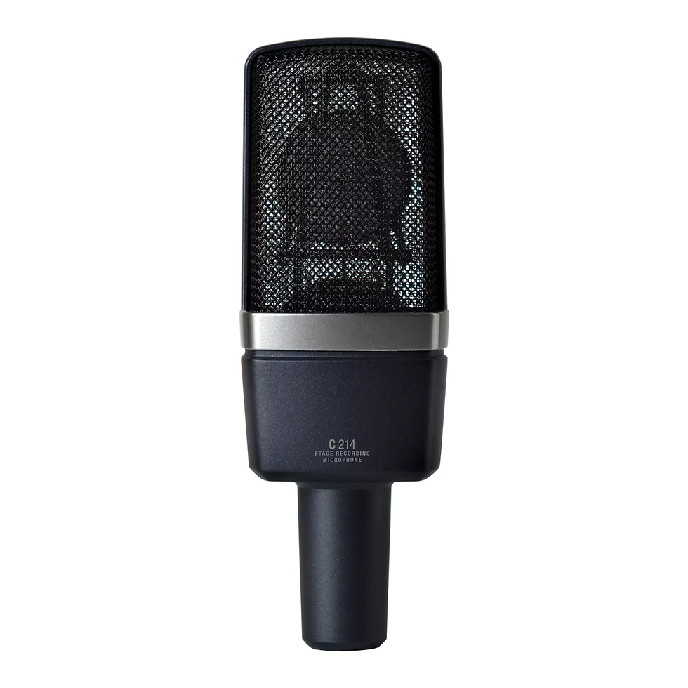 Thumbnail: AKG C214 MATCHED PAIR Computer-matched stereo pair based on C414 capsule