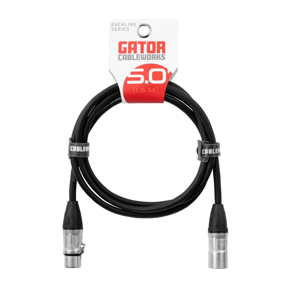 Gator Cableworks 5 Foot XLR Microphone Cable
