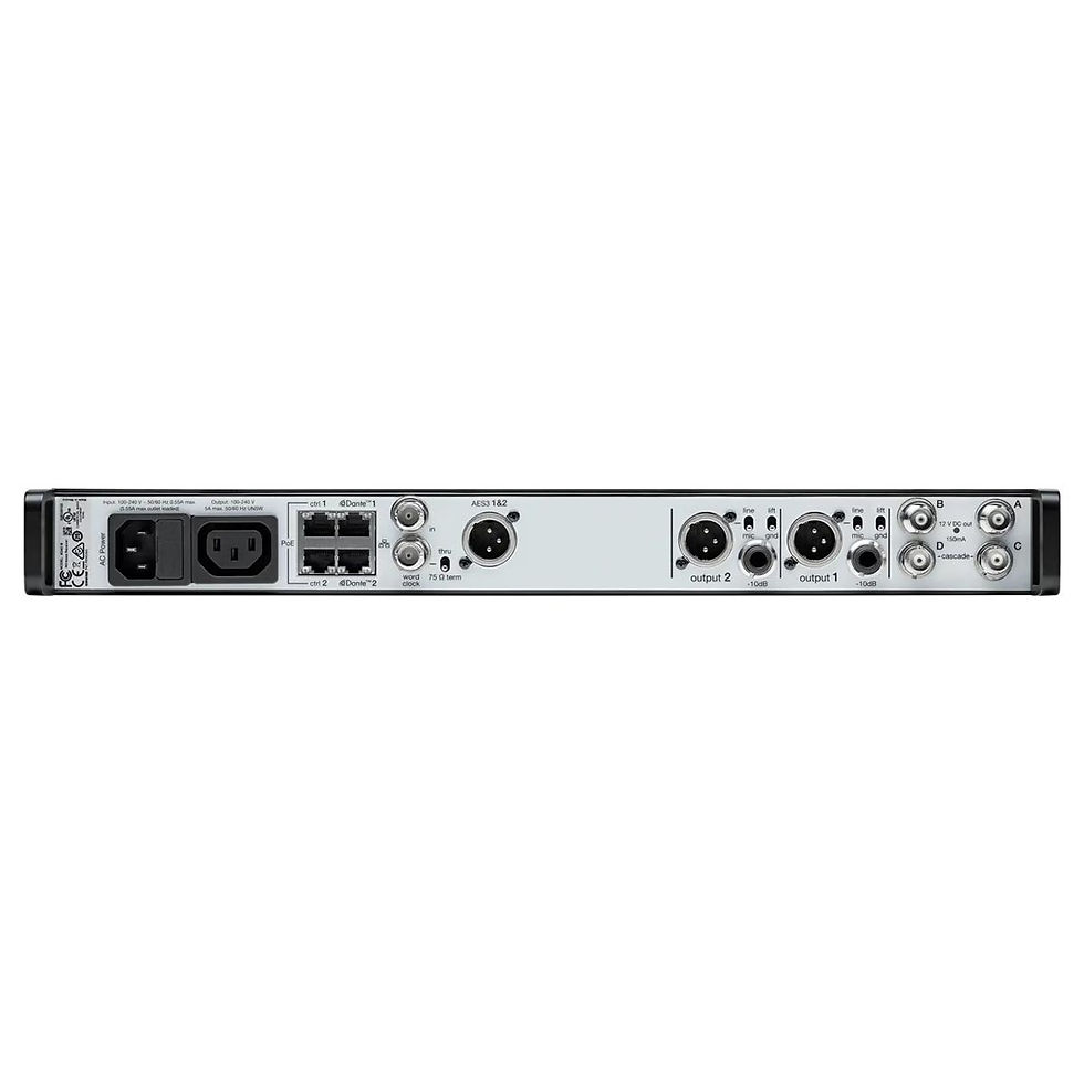 Miniatura: Shure AD4D-DC-L/PTS AD DUAL CH DC Rx L/PTS 606-810 MHz