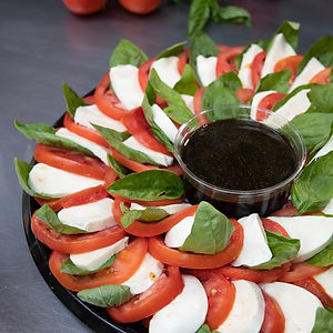 Fresh Mozzarella, Basil and Tomato Platter