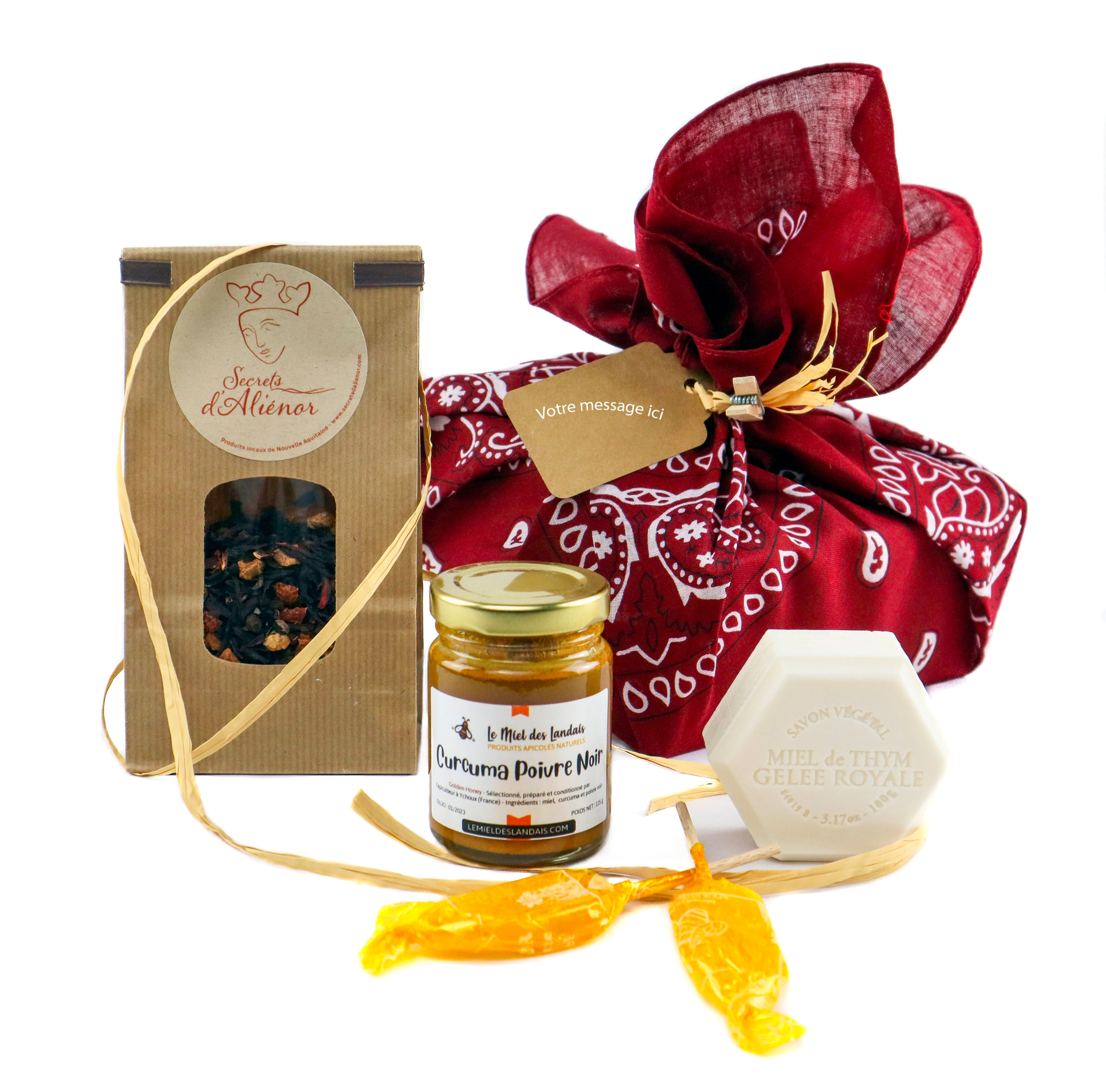 Coffret "Miel curcuma poivre noir"
