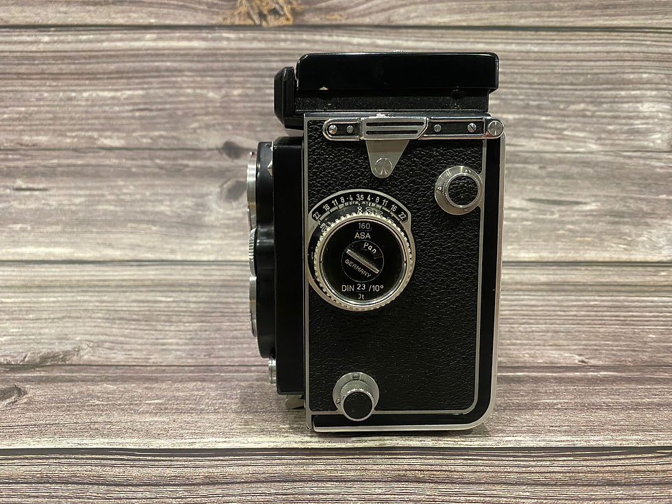 Miniatura: RolleiFlex Synchro-Compur Tessar 1:3,5 T=75 mm