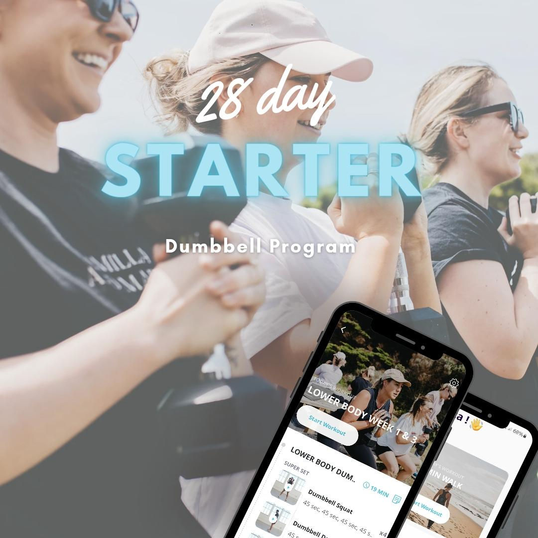 28 Day STARTER Dumbbell Program