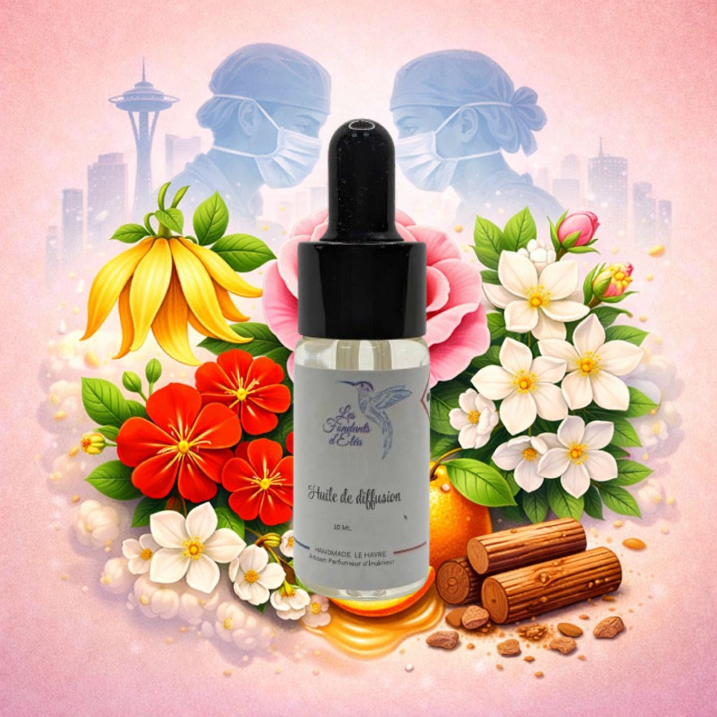 Huile de diffusion Grey’s Anatomy parfum floral chaud et apaisant ambiance cocooning