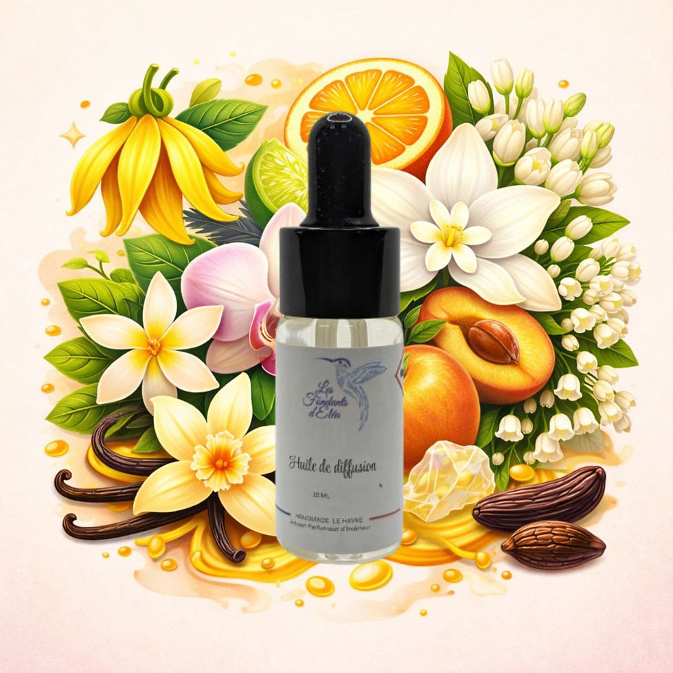 Huile de diffusion fleur des îles parfum floral fruité et vanillé