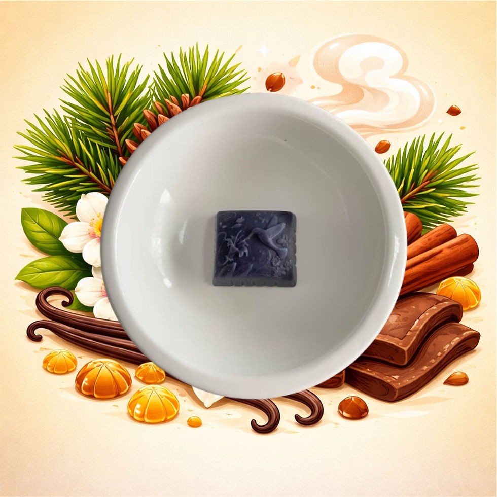 Miniature : Fondant parfumé Oriental et Encens dans un brûleur – parfum d’intérieur