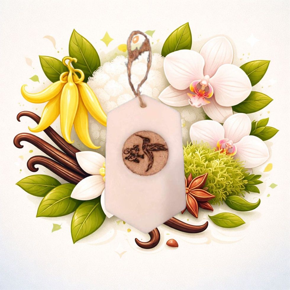 Miniature : Suspension parfumée Musc parfum floral doux et poudré