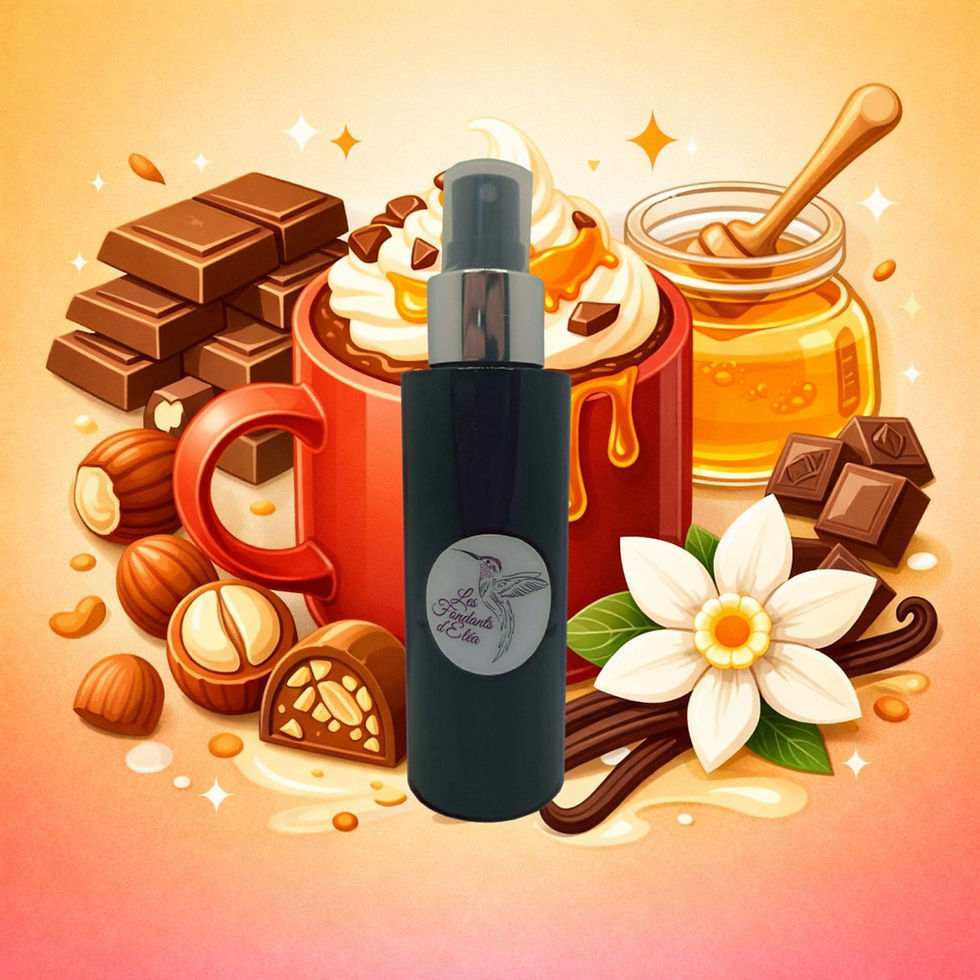 Fondant parfumé chocolat chaud ambiance gourmande et cocooning avec notes chocolat noisette et vanille