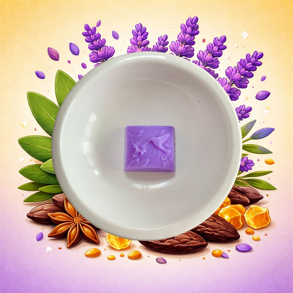 Fondant parfumé Lavande cire parfumée senteur relaxante et apaisante ambiance bien-être Les Fondants d’Eléa