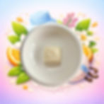 Fondant parfumé Poudre de Bébé diffusé dans brûleur parfum doux et poudré