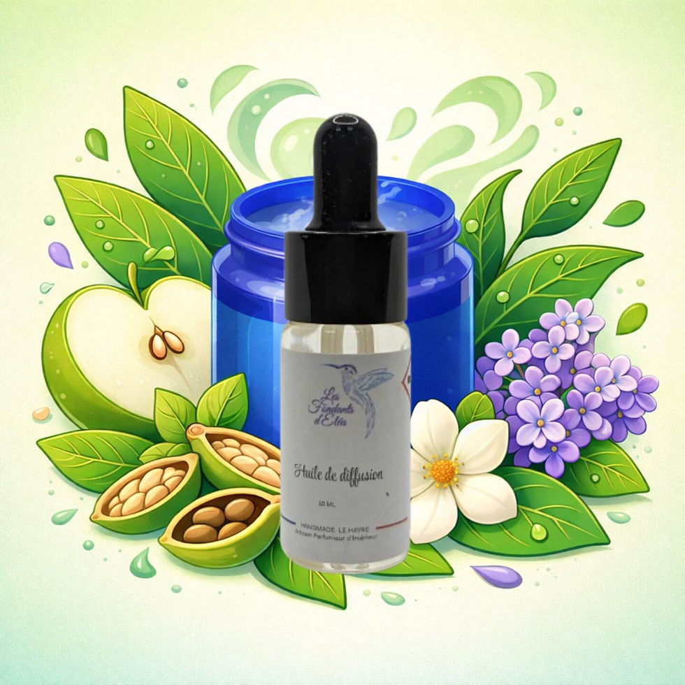Huile de diffusion parfum d’intérieur Eucalyptus aux notes fraîches et végétales – Les Fondants d’Eléa