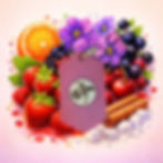 Suspension parfumée fruits rouges pour armoire aux notes fruitées gourmandes