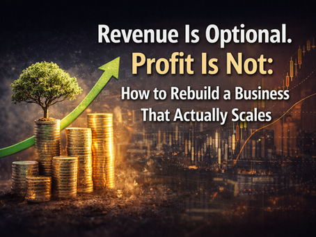 Revenue Is Optional. Profit Is Not: How to Rebuild a Business That Actually Scales