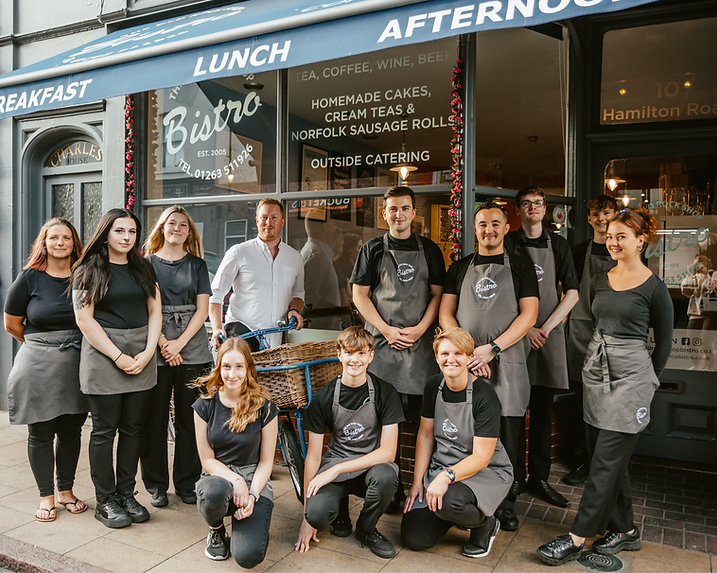 Independent cafe team in Cromer