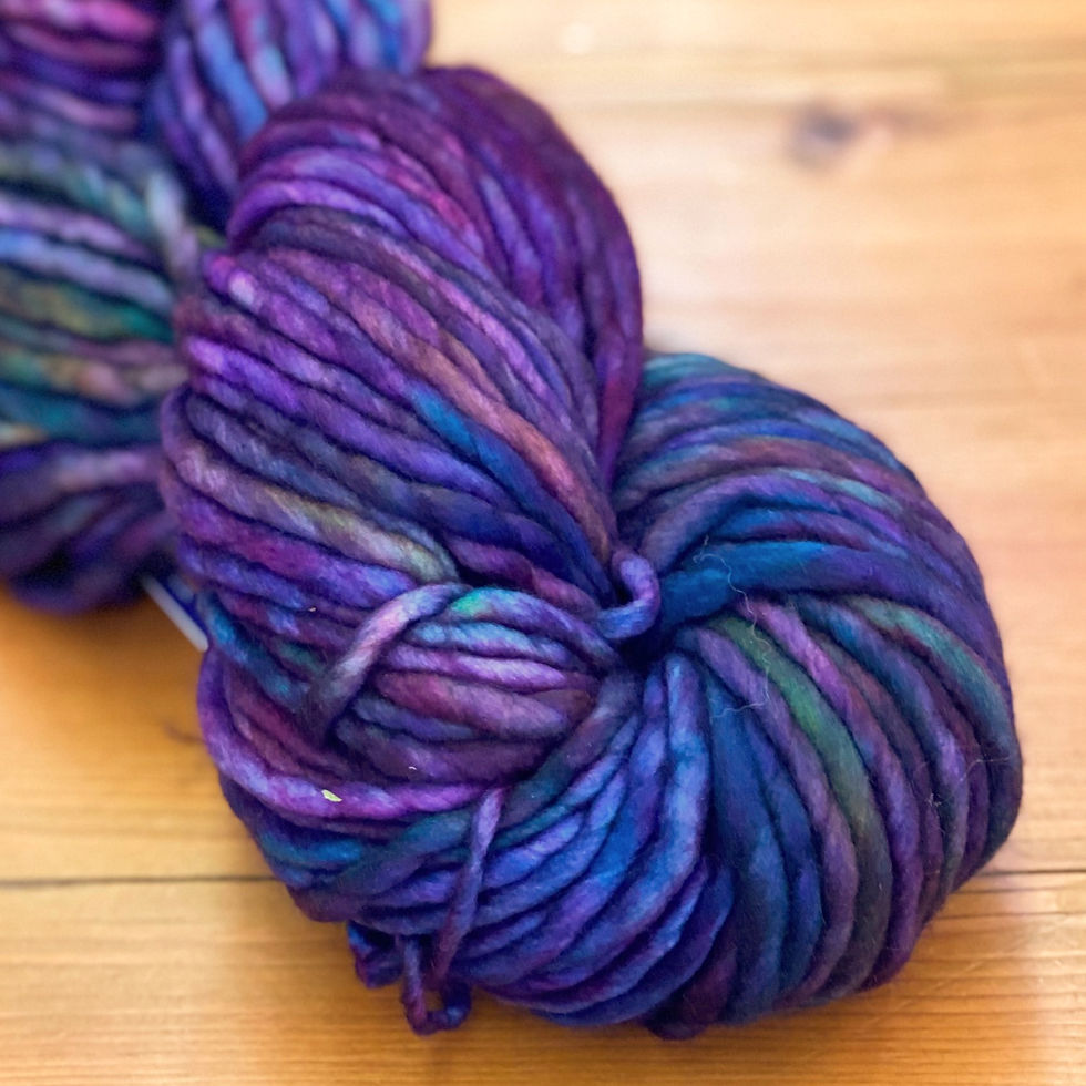 “Boreal” Malabrigo Rasta super bulky single ply merino wool yarn