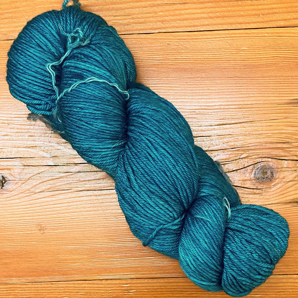 "Reflecting Pool” Malabrigo Arroyo Sport - DK superwash weight merino wool yarn