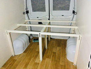 Bed is built