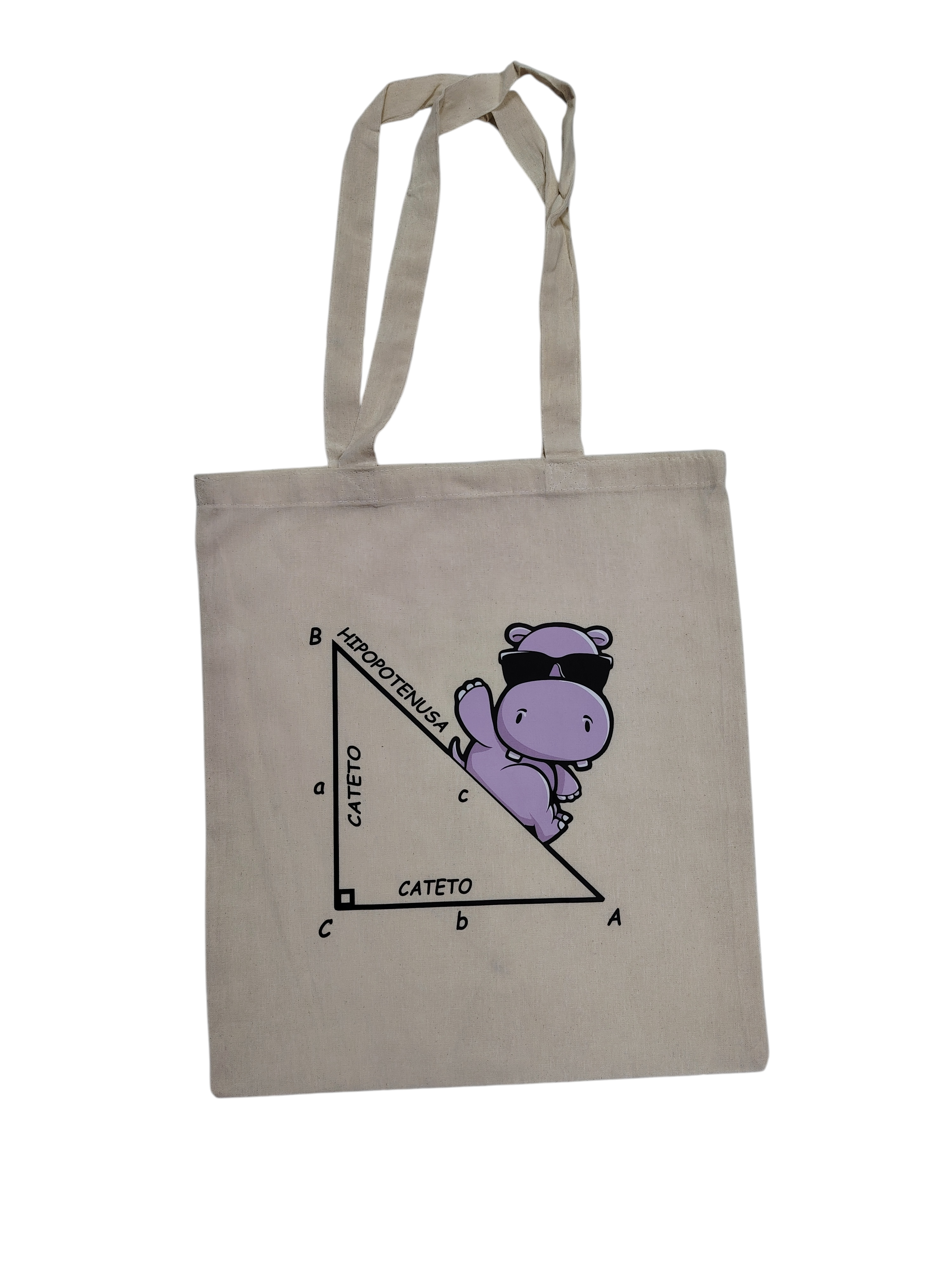 Bolsa Totebag hipotenusa morado