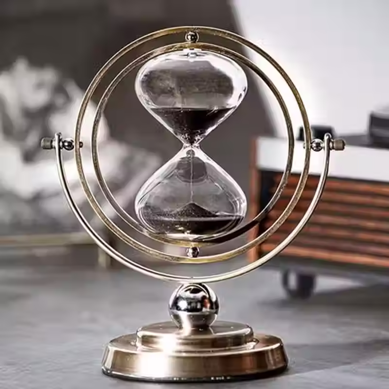 Miniatura: Reloj de arena giratorio 
