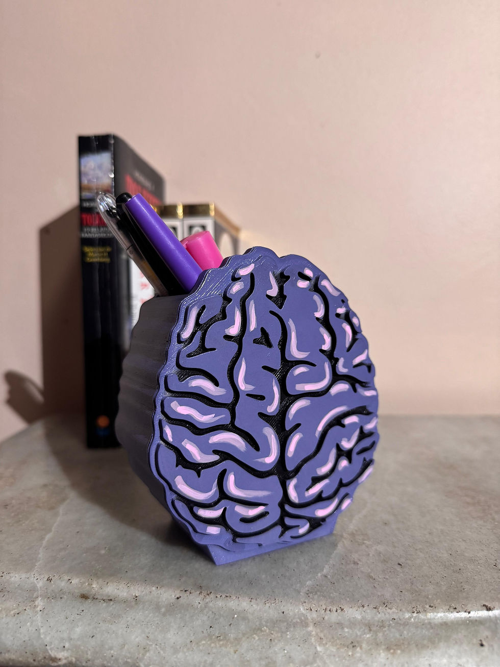 Miniatura: Porta Lápices 3D de cerebro
