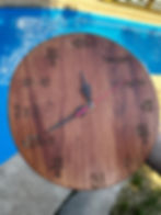 Miniatura: Reloj de Matemáticas de Madera Nativa