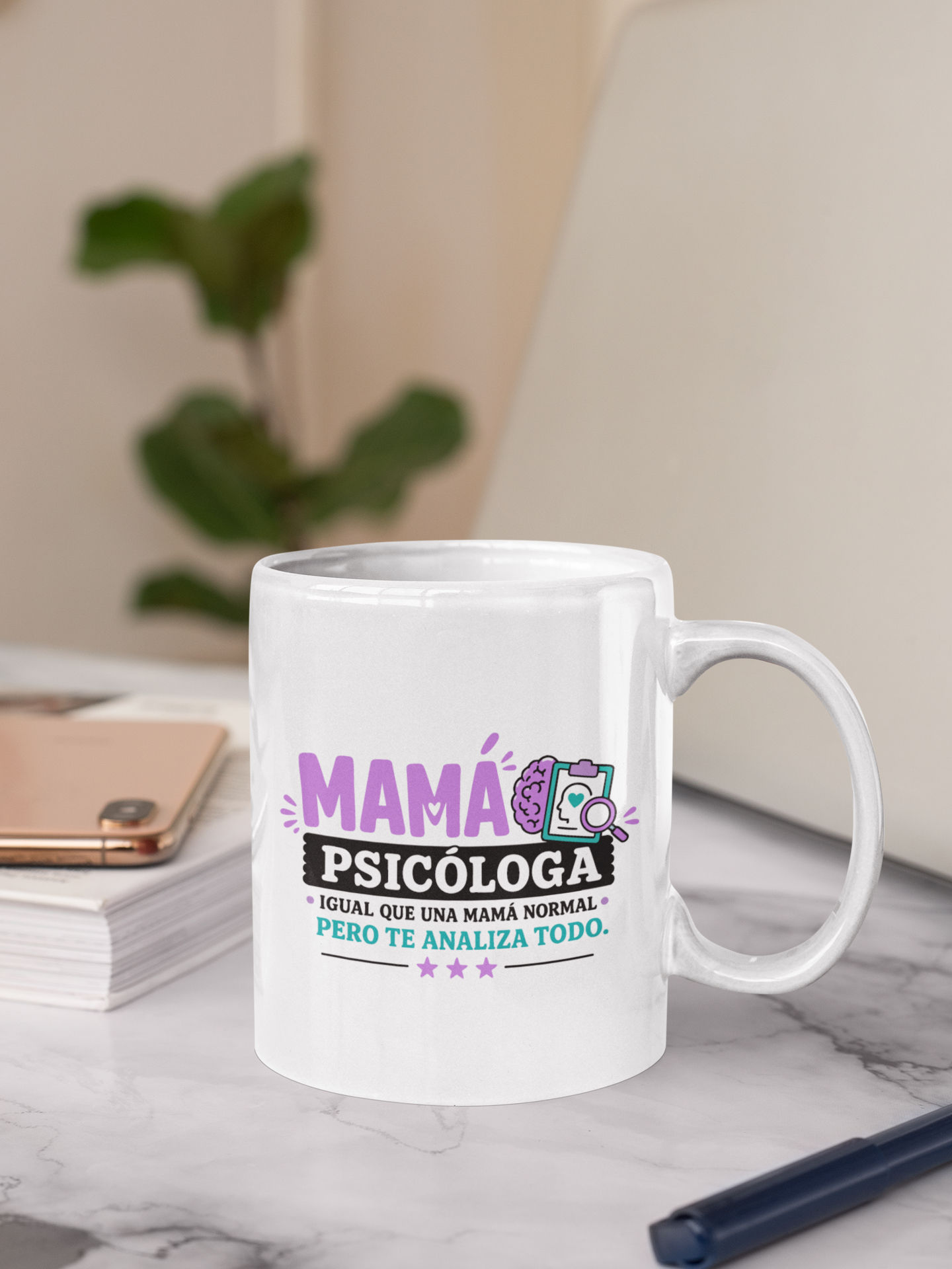 Taza de mamá psicóloga