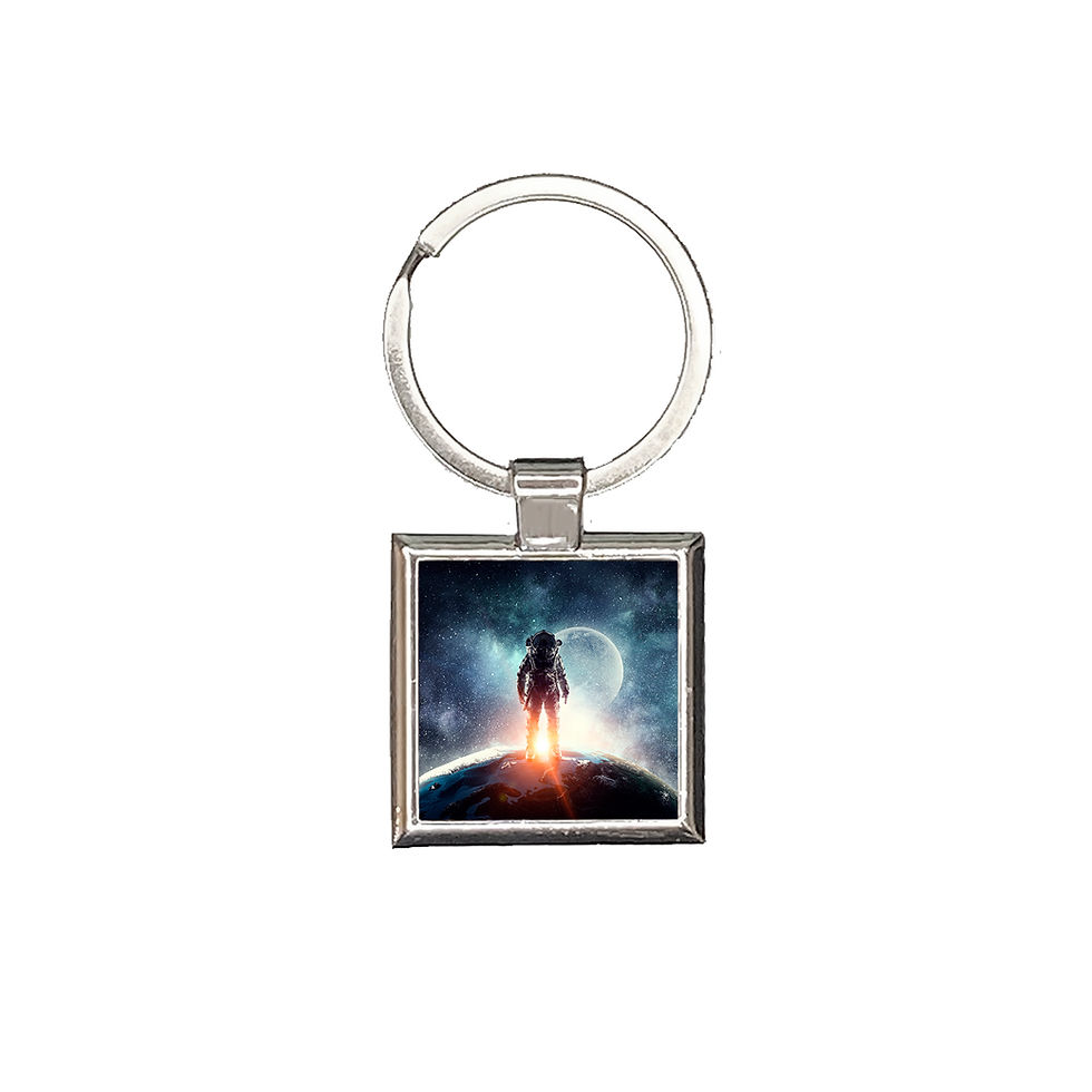 Llavero Astronauta sobre tierra