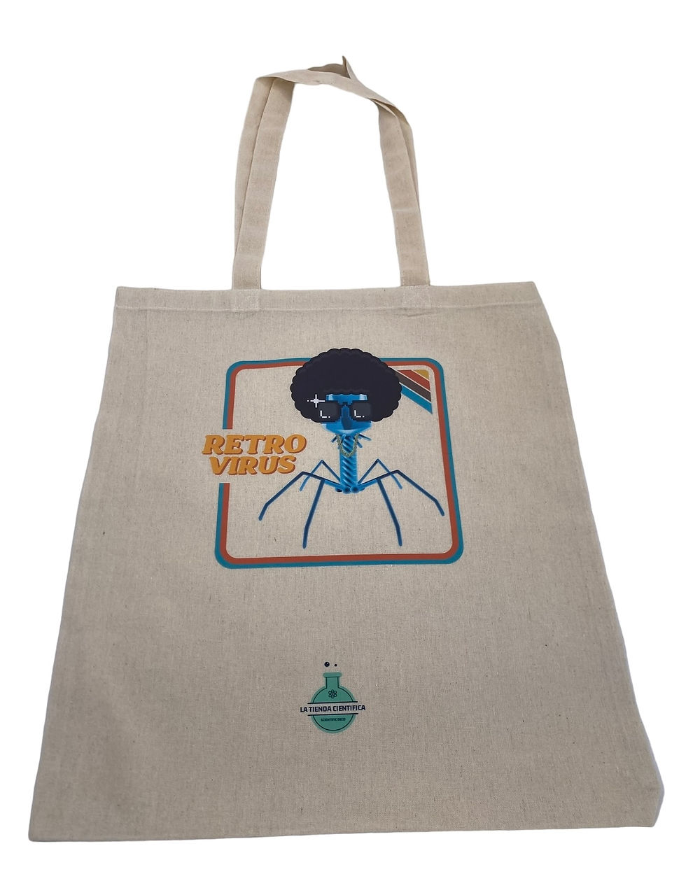 Miniatura: Bolsa Totebag retro virus T4