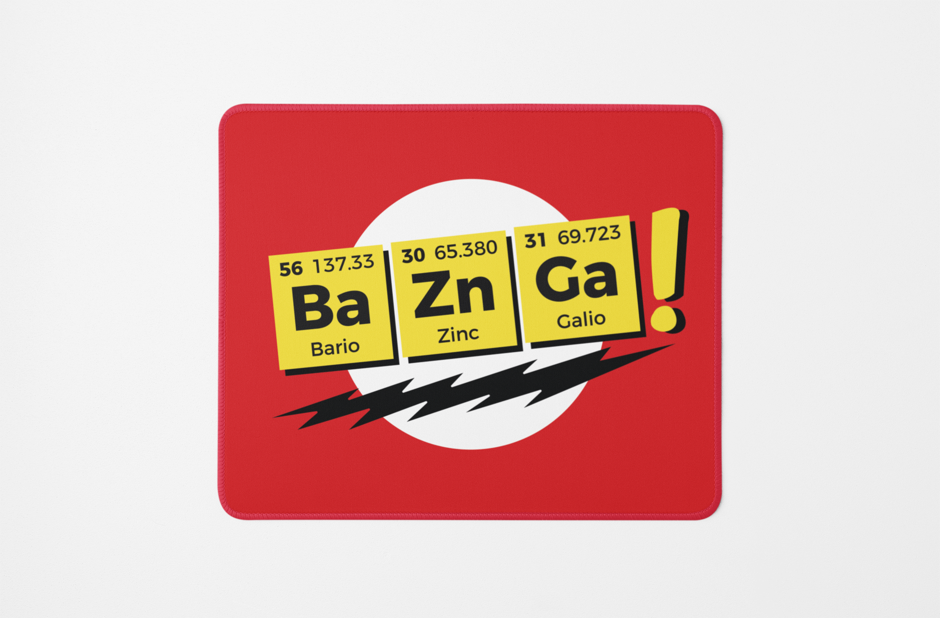 Mousepad Bazinga! (Tabla Periódica)