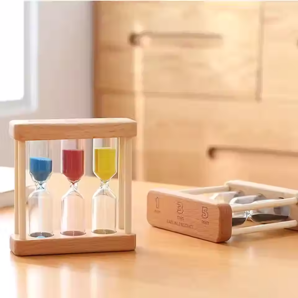 Miniatura: Reloj de arena de 3 tiempos (1, 3 y 5 min)