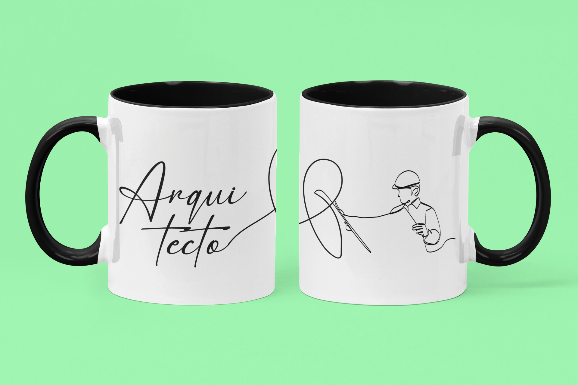 Tazón Arquitecto Manuscrita