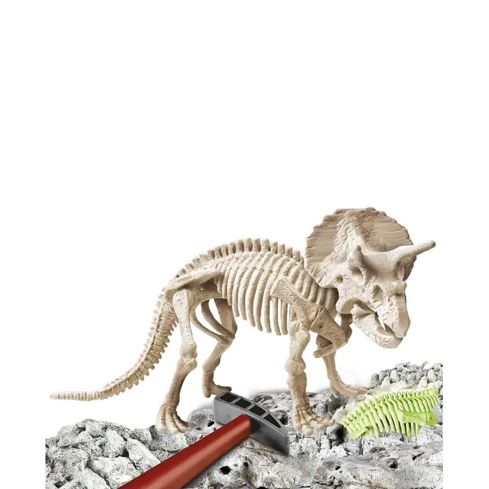 Miniatura: Dinosaurio triceratops fluorescente