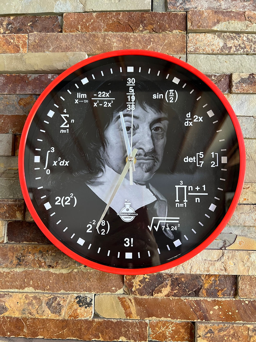 Miniatura: Reloj de Matemáticas con diseño ( Descartes)