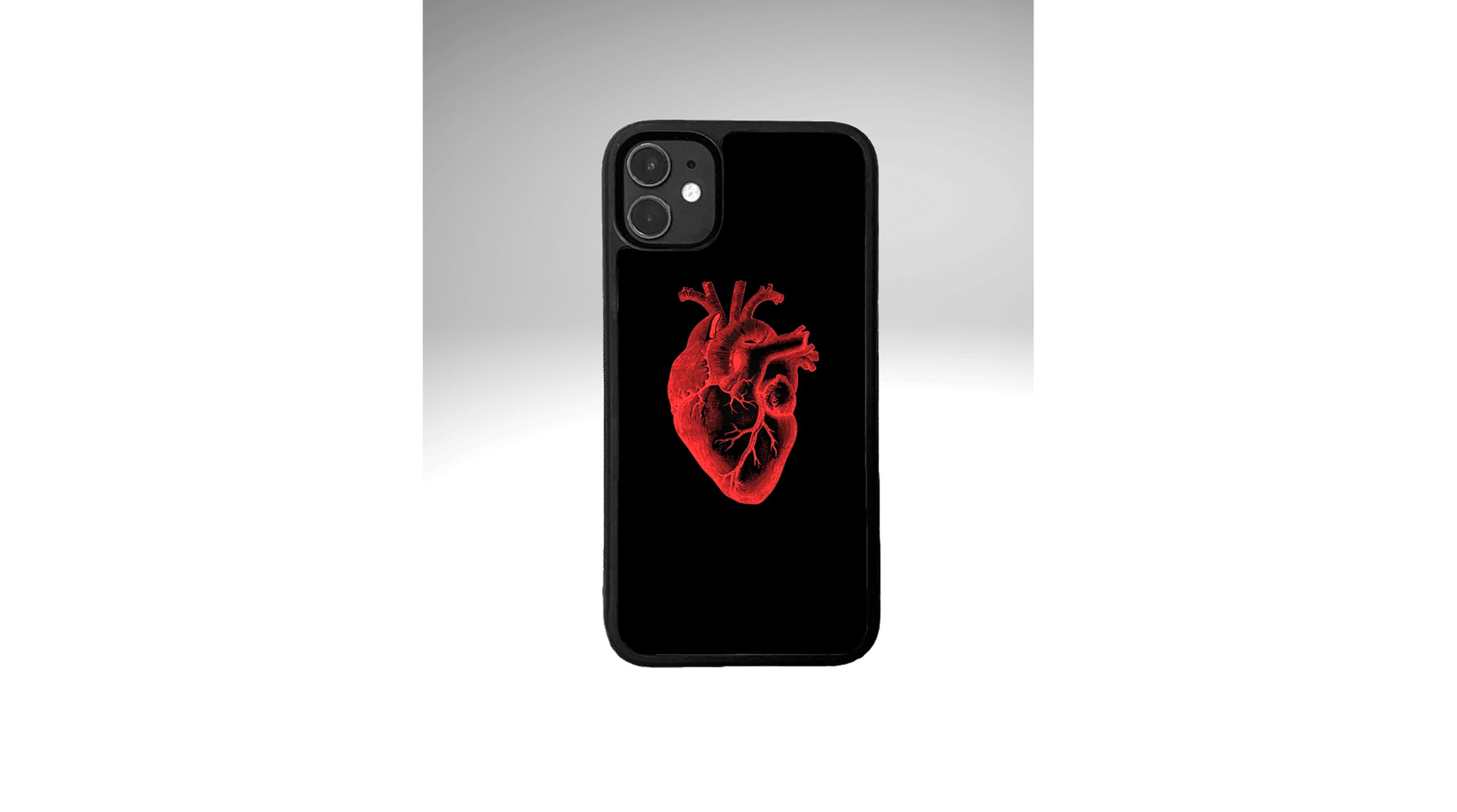 Carcasa Corazón Rojo